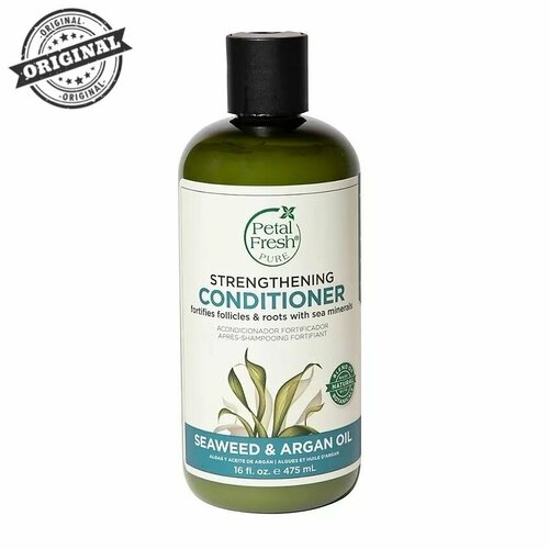 PETAL FRESH Кондиционер для волос укрепляющий с экстрактом морских водорослей и аргановым маслом