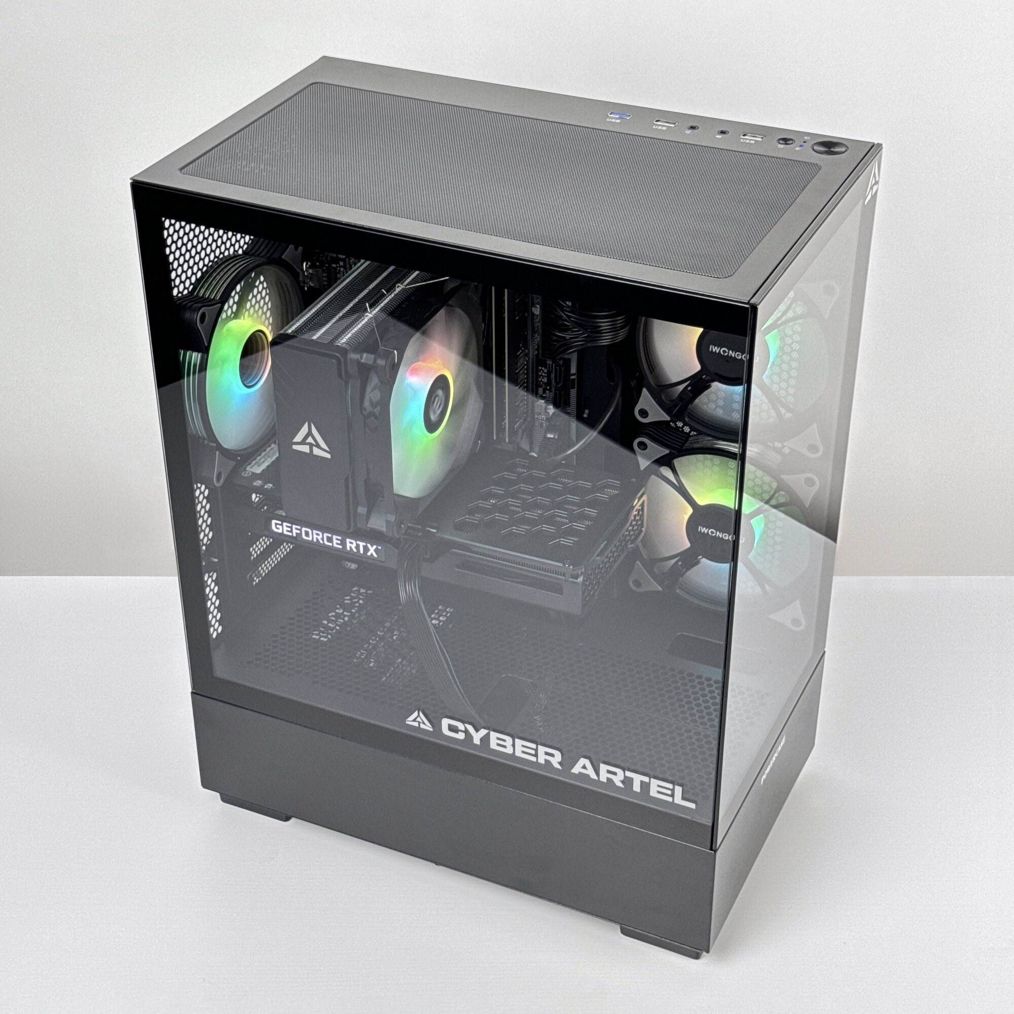 Игровой компьютер CYBER ARTEL Intel Core i5-12400f, GeForce RTX3060 12GB, RAM 32GB, SSD 500GB — фото 1