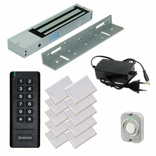 Комплект СКУД с электромагнитным замком и кодонаборной панелью карты 8990₽