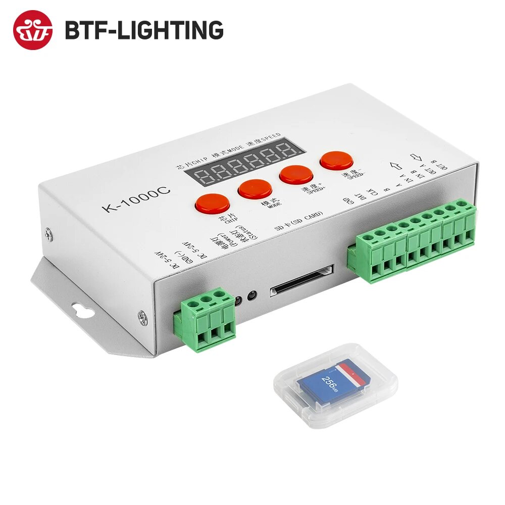Программируемый RGB-контроллер BTF-LIGHTING K-1000C 2048 пикселей