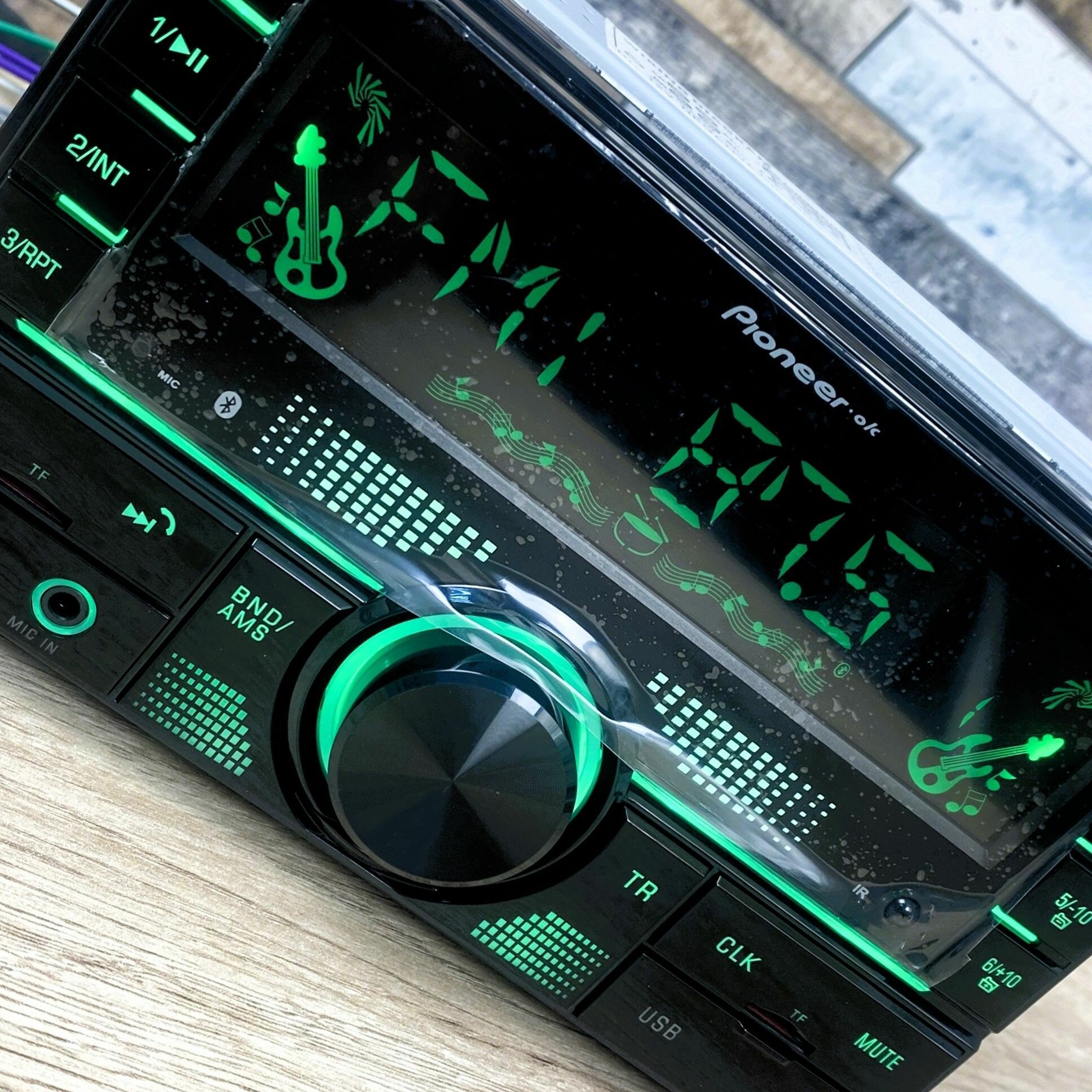 Магнитола автомобильная Pioneer.ok 787 2DIN Bluetooth/2USB/SD