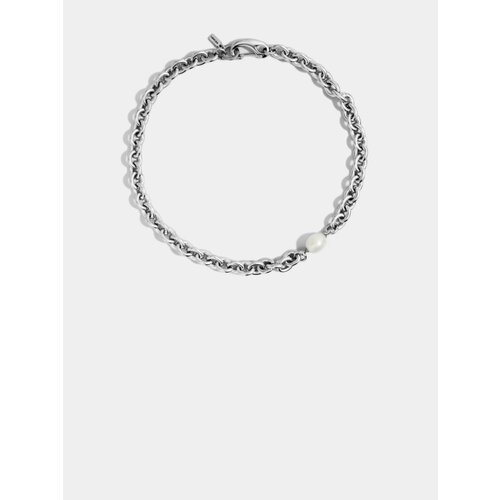 Чокер РЕСУРС длина 38 см жемчужный серебристый белый 4655₽