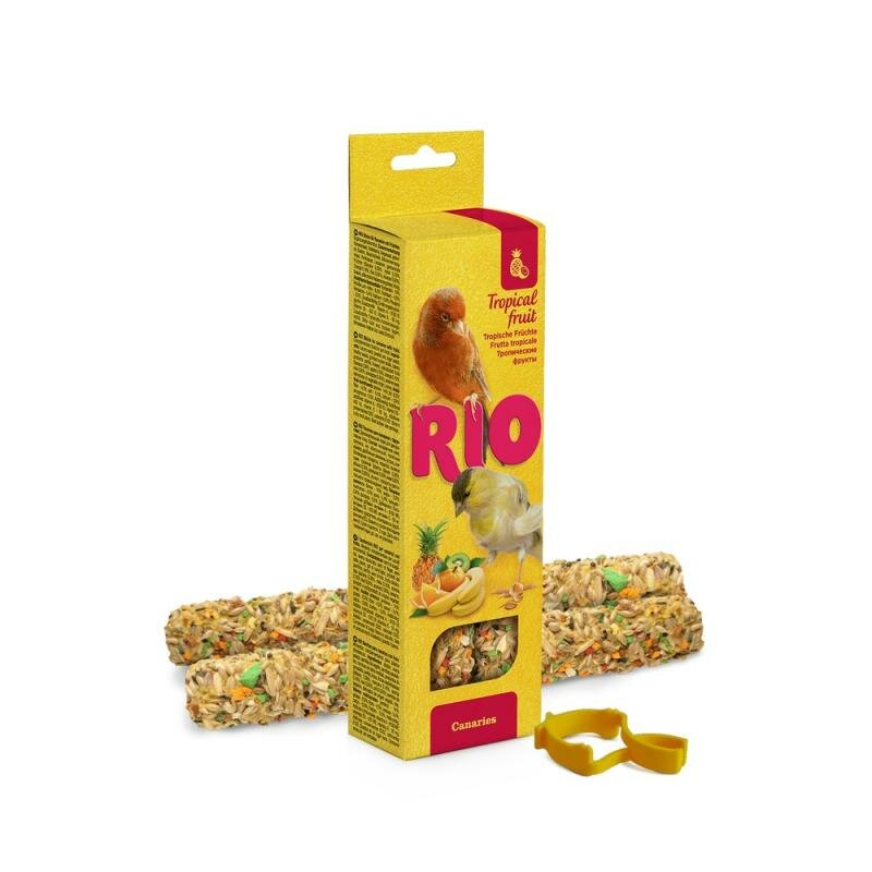 RIO палочки для канареек с тропическими фруктами коробка 2*40г (1 шт)
