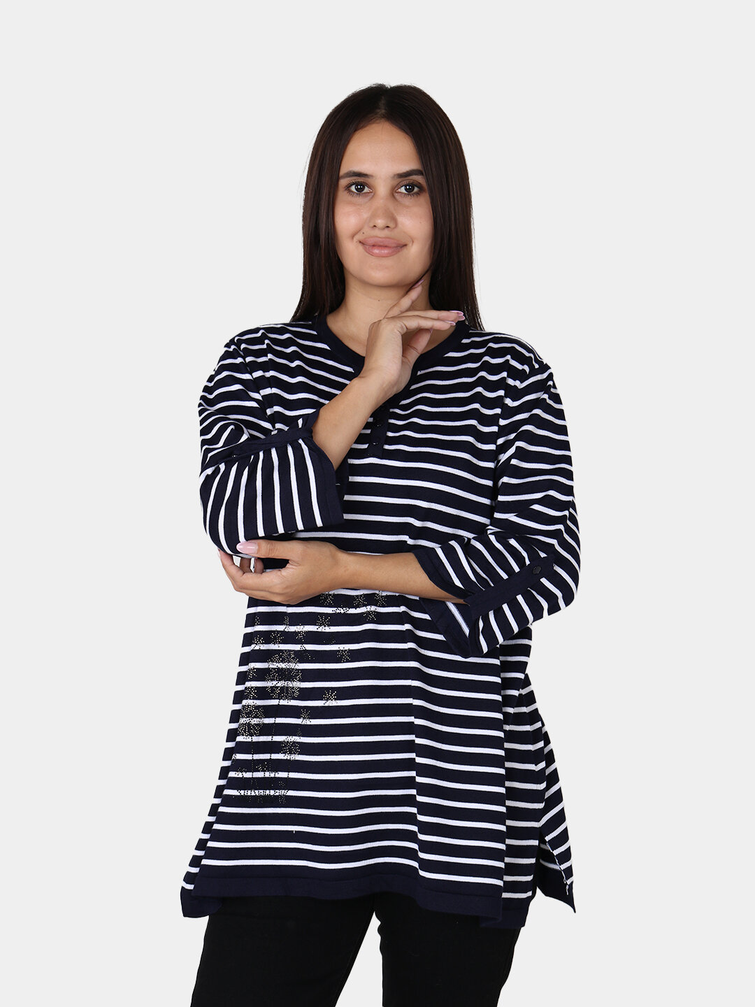 Туника , размер XL, индиго — фото 1