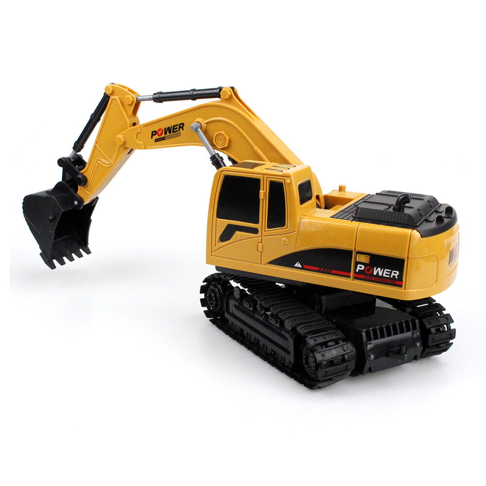 1/24 RC экскаватор RC машинка строительный трактор детская игрушка со светом и звуком