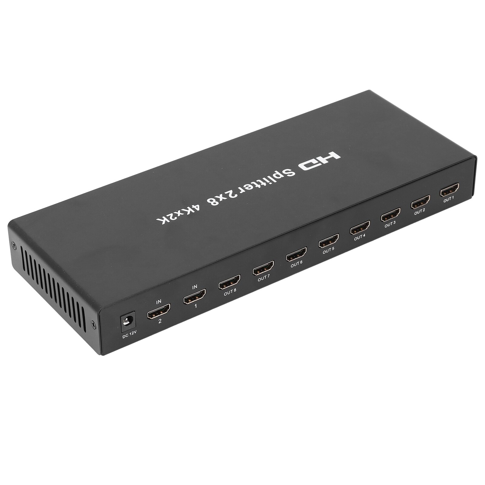 HD Multimedia Interface Switcher, 4K, 2 входа 8 выходов, с пультом, для домашнего кинотеатра