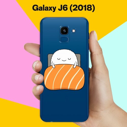 Силиконовый чехол Суши засыпает на Samsung Galaxy J6 (2018) силиконовый чехол суши засыпает на samsung galaxy note 10 lite