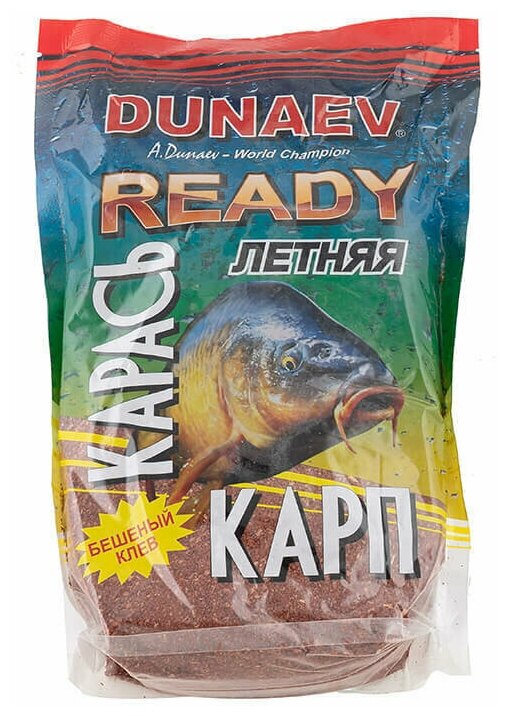 Дунаев Летняя готовая прикормка "Dunaev ready" Карп-карась 1кг