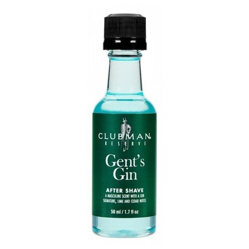 лосьон после бритья gent s gin after shave джин лосьон 50мл Лосьон после бритья After Shave Lotions Gent Gin Clubman, 50 мл