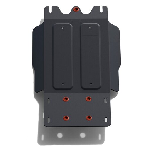 фото Защита картера и кпп автоброня для toyota land cruiser prado 120 2002-2009, штампованная, сталь 1,8 мм, с крепежом, 111.05732.1