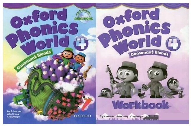 Комплект Oxford Phonics World Level 4 Student Book + Workbook + CD