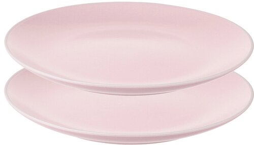 Набор тарелок Simplicity, Ø21,5 см, розовые, 2 шт, Liberty Jones, LT_LJ_SPLSM_CRR_21