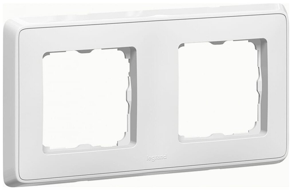 фото Legrand Рамка 2-м Cariva бел. Leg 773652