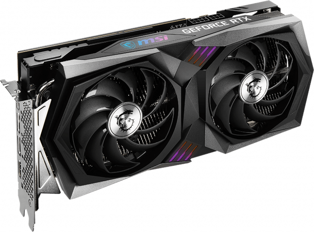 Видеокарта MSI GeForce RTX 3060 Ti 8192Mb, Gaming X 8Gb LHR (RTX 3060 Ti Gaming X 8G LHR) 1xHDMI, 3xDP, Ret — фото 1