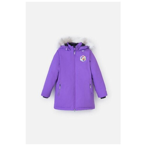 фото Куртка crockid, демисезон/зима, размер 116, фиолетовый