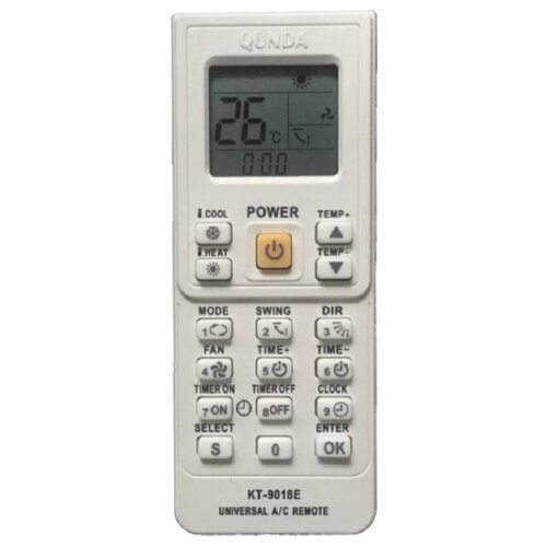 фото Пульт универсальный qunda kt-9018e для кондиционера 4000 в 1 инструкция на русском языке huayu