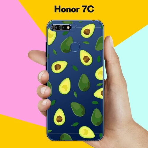 Силиконовый чехол на Honor 7C Авокадо / для Хонор 7Ц силиконовый чехол авокадо из авокадо на honor 7c