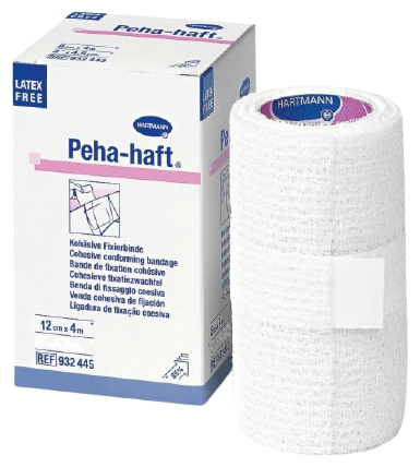 Пеха-хафт (Peha-haft) самофиксирующийся бинт эластичный, белый: 20м х 4см