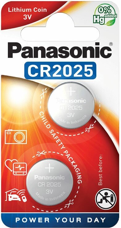 Батарейка Panasonic Lithium Coin CR2025