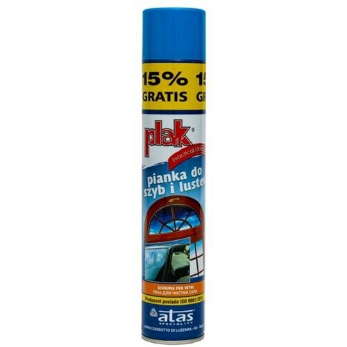 Пенный очиститель стекол и зеркал 500мл Plak