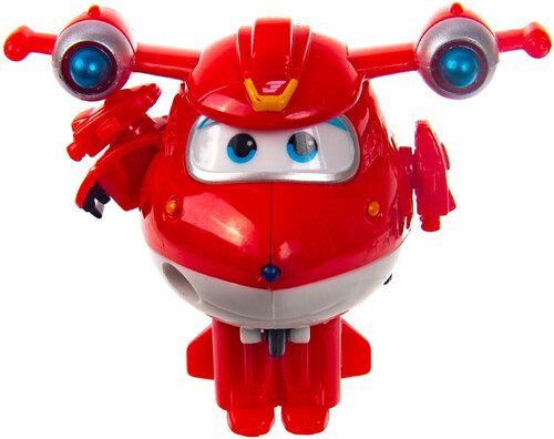 Супер крылья, Мини Робот - трансформер Заряженный Джетт, Super Wings