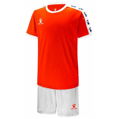 Спортивная форма Kelme детская, футболка и шорты, размер 11-12 (146-152), оранжевый