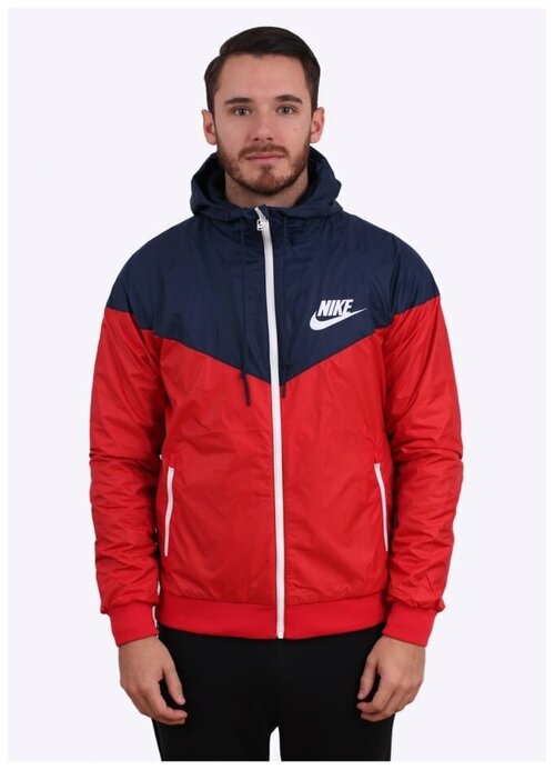 Мужская куртка Nike Apparel Windrunner - Red/Navy