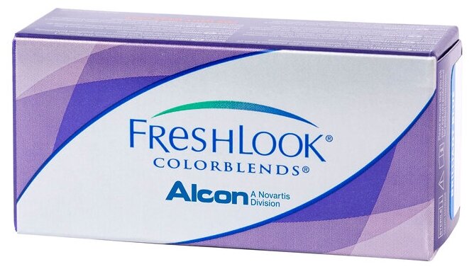 Контактные линзы Alcon Freshlook ColorBlends, 1 пар., R 8,6, D -3, sterling gray