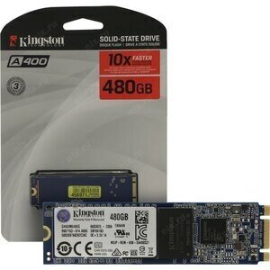 SSD накопитель KINGSTON A400 480ГБ, M.2 2280, SATA III - фото №4