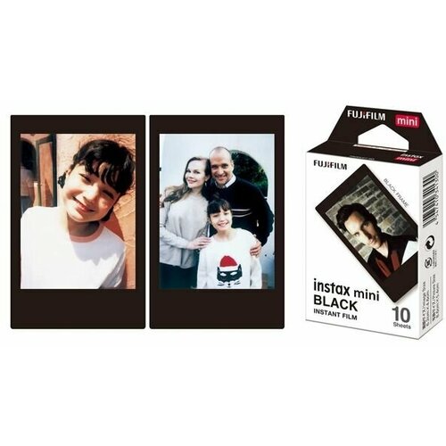 instax square film white border 10 shot pack Картридж Instax Mini, Black Frame