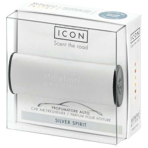 Ароматизатор для автомобиля Millefiori Milano Icon Silver Spirit Сияние серебра