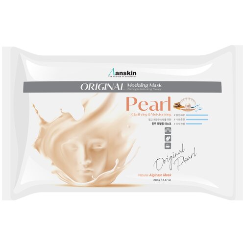 Anskin маска альгинатная Pearl увлажняющая осветляющая, 240 мл