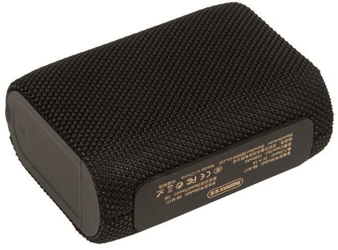 Колонка bluetooth REMAX RB-M17 Tuner Series Portable Wireless Speaker, BT 5.3, черный