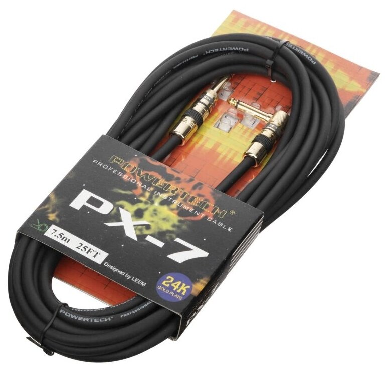 PWT-7.5SL Powertech Инструментальный кабель, 7,5м, Leem