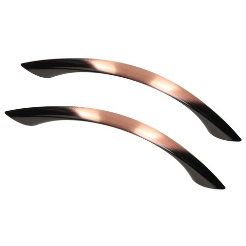 Ручка мебельная скоба 96 мм GAMET (Польша) медь с чернением (комплект 2 шт.)