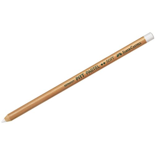 Пастельный карандаш Faber-Castell Pitt Pastel, цвет 101 белый, мягкий, 2 штуки
