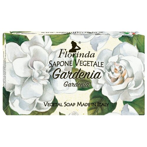 Florinda Мыло кусковое Цветы и цветы Gardenia, 100 г