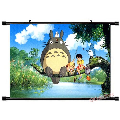 Аниме плакат на холсте Мой Сосед Тоторо 60х40