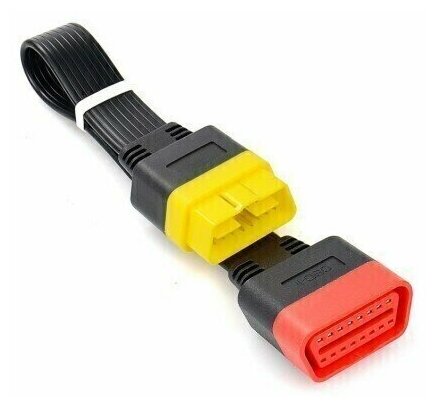 Удлинитель OBD2 желтый 100 см OBD2 16-pin на OBD2 16-pin