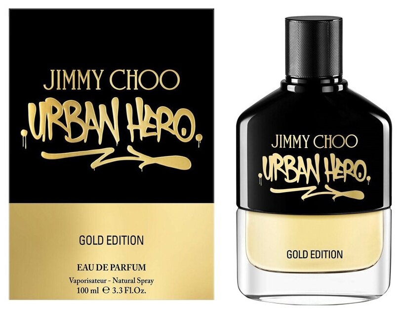 Jimmy Choo, Urban Hero Gold Edition, 100 мл, парфюмерная вода мужская