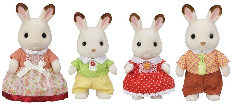 Набор Sylvanian Families Семейство шоколадных кроликов 5655