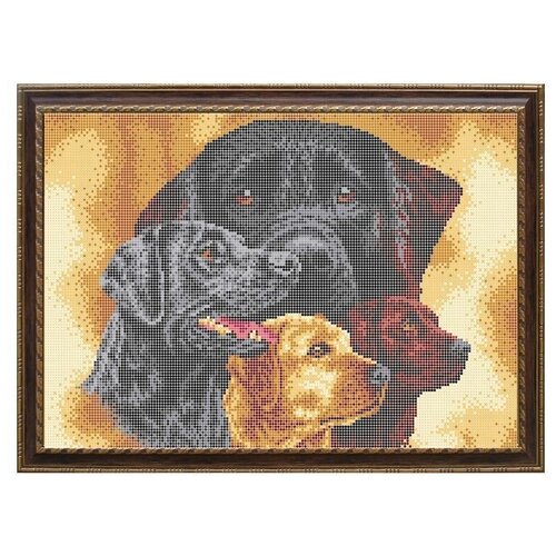 Рисунок на ткани RK LARKES Собаки, 26x38 см
