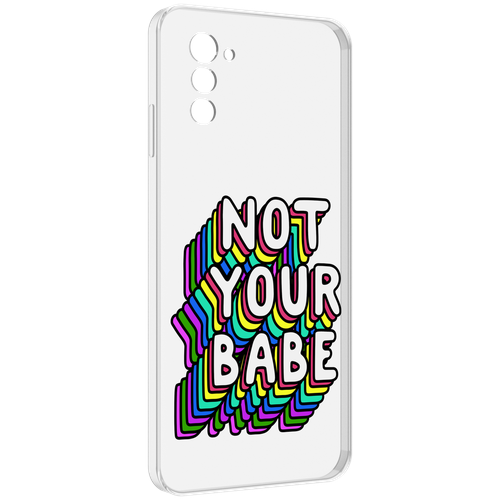 Чехол MyPads не-твоя-девочка для UleFone Note 12 / Note 12P задняя-панель-накладка-бампер
