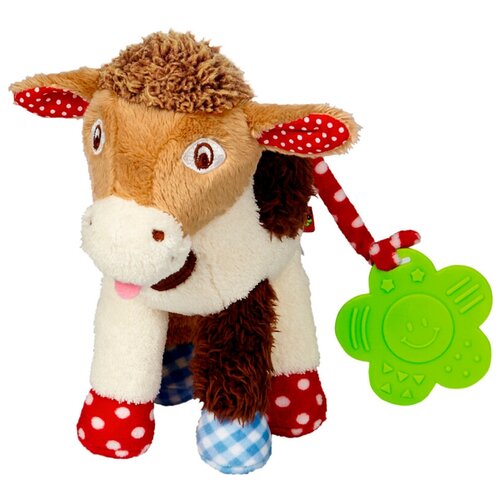 Прорезыватель-погремушка Spiegelburg Baby Gluck Корова 13710 разноцветный 2969₽