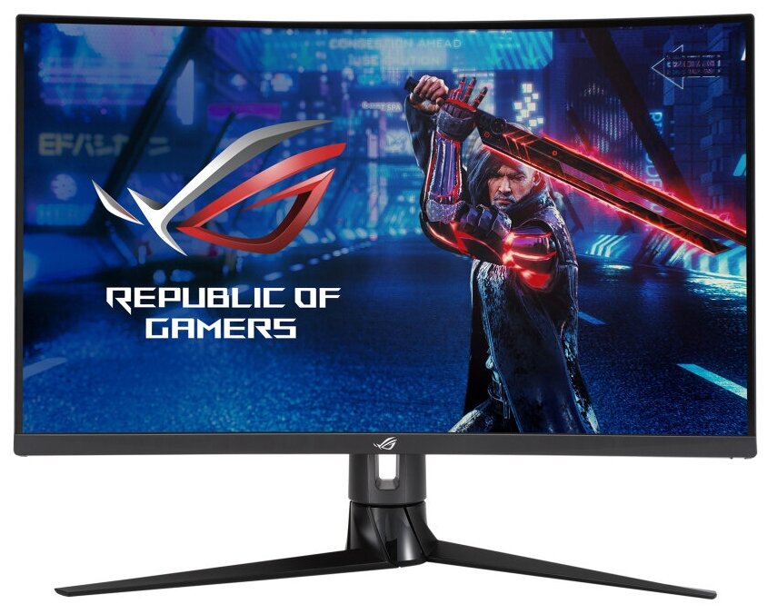 31.5" Монитор ASUS ROG Strix XG32VC, 2560x1440, 170 Гц, *VA, черный