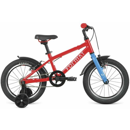 Велосипед FORMAT Kids 16 (16 1 ск.) 2022, красный, RBK22FM16527 велосипед forward azure 16 16 1 ск 2022 зеленый красный ibk22fw16121