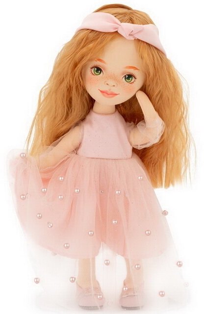 Orange Toys Мягкая кукла Sweet Sisters: Sunny в светло-розовом платье 32 см, коллекция Вечерний шик УТ-00088401