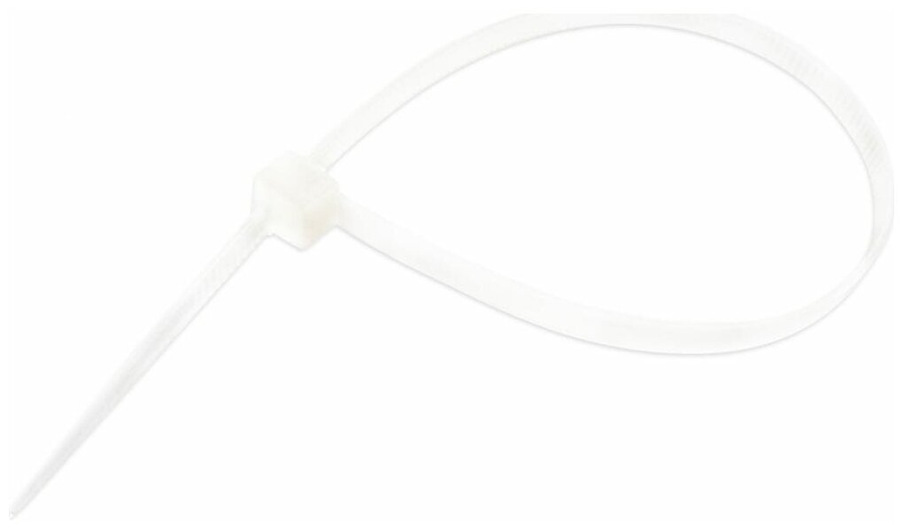 Кабельная стяжка пластиковая (ремешок-хомут) PRT 300х4,2 (20шт.), белый, нейлон