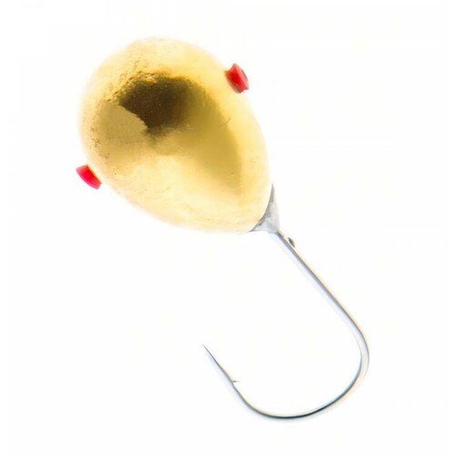 Мормышка вольфрамовая Тульская Капля 40 Золото 5шт 1551₽