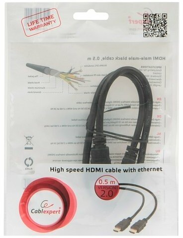 Кабель HDMI 7.5м Gembird v1.4 экранированный позолоченные разъемы черный CC-HDMI-4-7.5M - фото №10